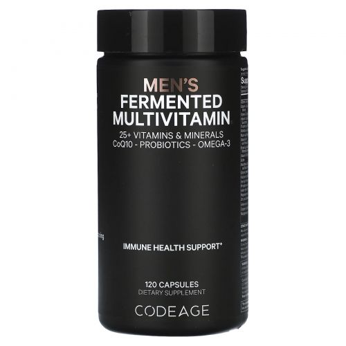 CodeAge, ферментированные мультивитамины для мужчин, 120 капсул