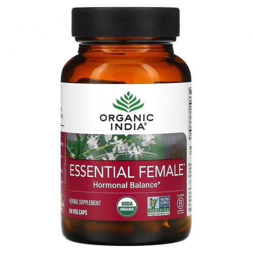 Organic India, Essential Female, Hormonal Balance, 90 Veggie Caps