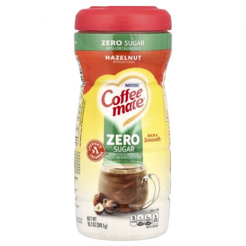 Coffee Mate, Powder Coffee Creamer, Sugar Free, Hazelnut, 10.2 oz (289.1 g)