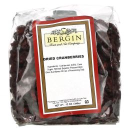 Bergin Fruit and Nut Company, Сушеная клюква, 12 унций (340 г)