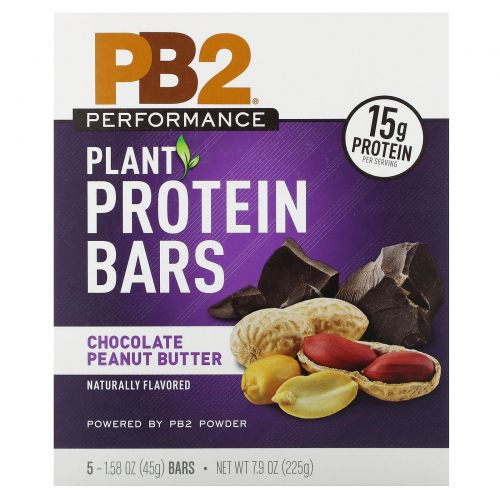 PB2 Foods, PB2, порошковое арахисовое масло с бананом, 6,5 унции (184 г)