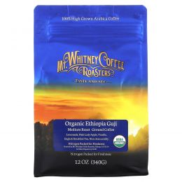 Mt. Whitney Coffee Roasters, Organic Ethiopia Guji, Medium Roast, Ground Coffee, 12 oz (340 g)