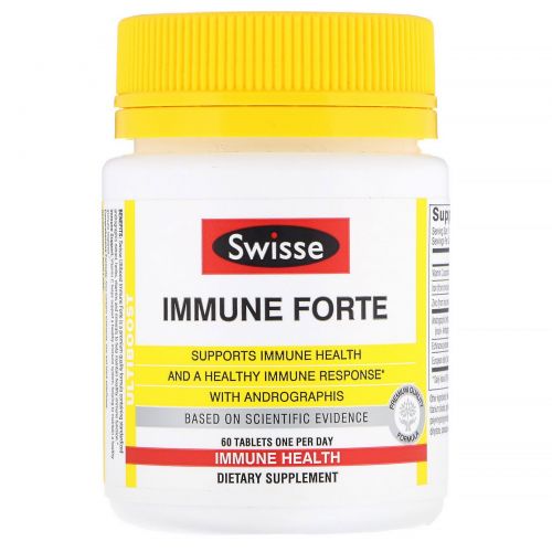 Swisse, Ultiboost, Immune Forte 60 Tablets