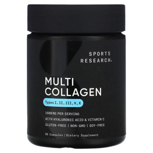 Sports Research, Multi Collagen Complex, 90 Capsules