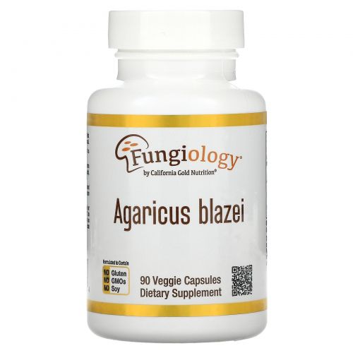 California Gold Nutrition, Agaricus Blazei, Full Spectrum, Organic Certified, 90 Veggie Capsules