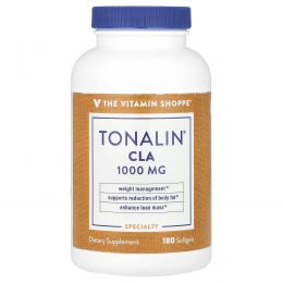The Vitamin Shoppe, Tonalin® CLA, 1000 мг, 180 капсул