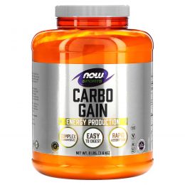 Now Foods, Sports, Carbo Gain, 8 фунтов (3629 г)