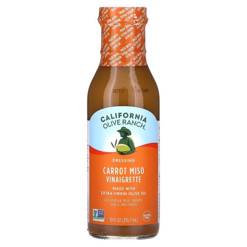 California Olive Ranch, заправка с морковным мисо и уксусом, 295,7 мл (10 жидк. унций)