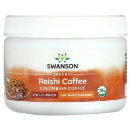 Swanson, Органический кофе рейши, колумбийский, 84 г (3 унции)