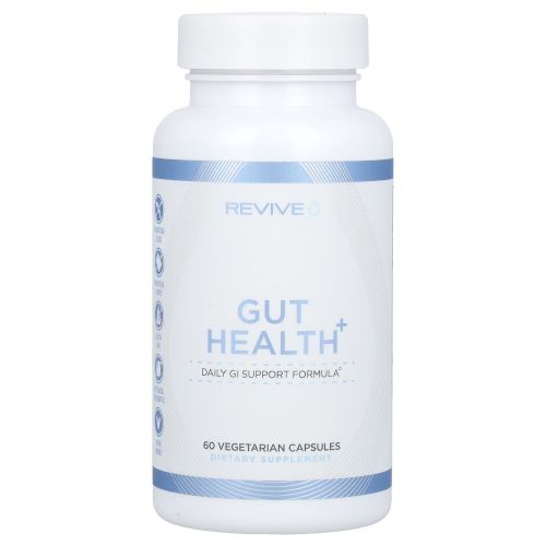 Revive, Gut Health, средство для здоровья кишечника, 60 вегетарианских капсул