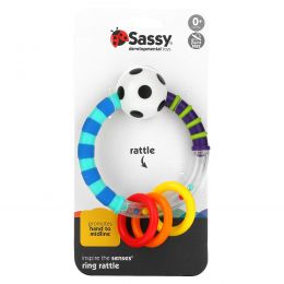 Sassy, Inspire The Senses, Ring Rattle, 0-24 Months, 1 Count