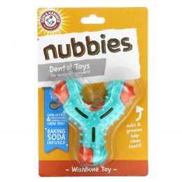 Arm & Hammer, Nubbies, стоматологические игрушки для людей, которые не любят жевать, Wishbone, курица, 1 игрушка
