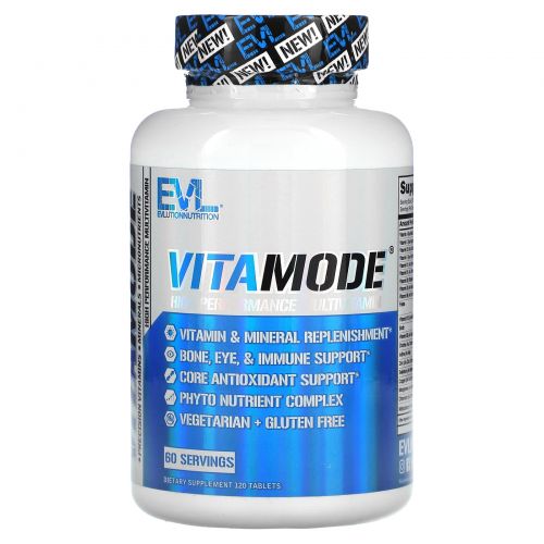 EVLution Nutrition, VitaMode, 120 Tablets