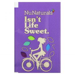 NuNaturals, NuStevia, White Stevia Powder, 1000 Packets, .035 oz (1 g) Each