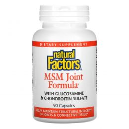 Natural Factors, MSM Joint Formula, 90 Capsules