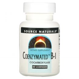 Source Naturals, Коэнзимированный витамин  B-1, 60 таблеток