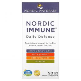 Nordic Naturals, Nordic Immune Daily Defense, 90 Soft Gels