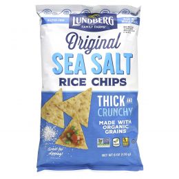 Lundberg, Rice Chips, Sea Salt, 6 oz (170 g)