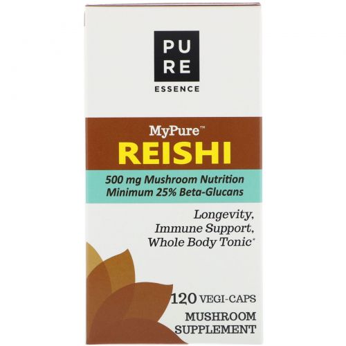 Pure Essence, MyPure, Reishi, 120 Vegi-Caps