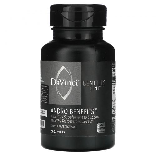 DaVinci Laboratories of Vermont, Benefits Line, Andro Benefits, 60 капсул