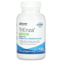 Houston Enzymes, TriEnza Chewable with DPP IV Activity, 180 Chewable Tablets