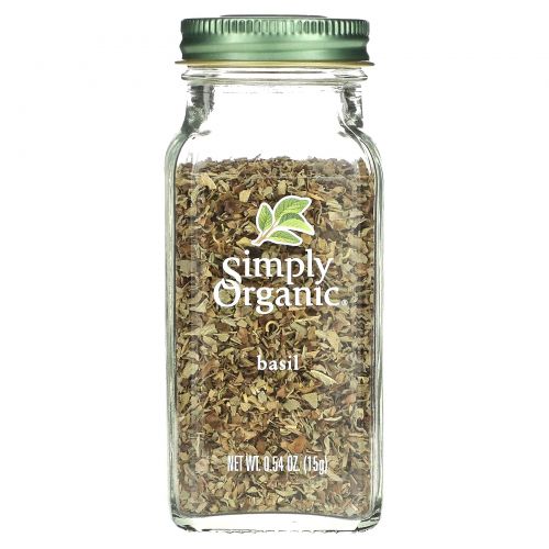 Simply Organic, Базилик, 0,54 унции (15 г)