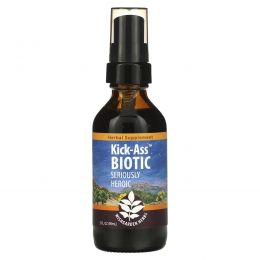 WishGarden Herbs, Kick-Ass Biotic, Seriously Heroic, 59 мл (2 жидк. Унции)