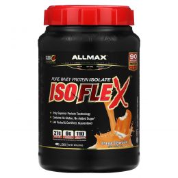 ALLMAX, Isoflex, чистый изолят сывороточного протеина, со вкусом апельсина, 907 г (2 фунта)