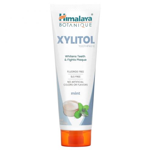 Himalaya, Зубная паста с ксилитолом, мята, 113 г (4 унции)