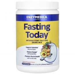 Enzymedica, Fasting Today, смесь для приготовления напитка для Интервальное голодание, тропический ананас, 264 г (9,31 унции)