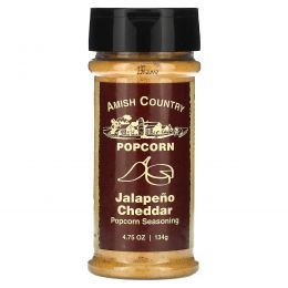 Amish Country Popcorn, Попкорн, халапеньо и чеддер, 134 г (4,75 унции)