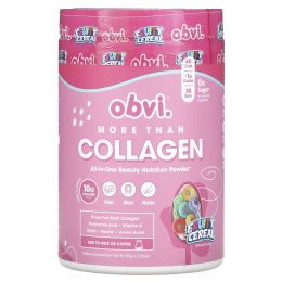 Obvi, More Than Collagen, All-In-One Beauty Nutrition Powder, Fruity Cereal, 12.56 oz (356 g)