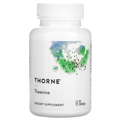 Thorne Research, Теанин, 90 вегетарианских капсул