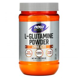 Now Foods, L-Glutamine  Powder, 1 lbs (454 g)