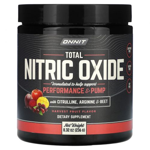 Onnit, Total Nitric Oxide, Harvest Fruit Flavor, 8.32 oz (236 g)