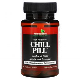 FutureBiotics, Пищевая добавка Chill Pill, 60 растительных таблеток