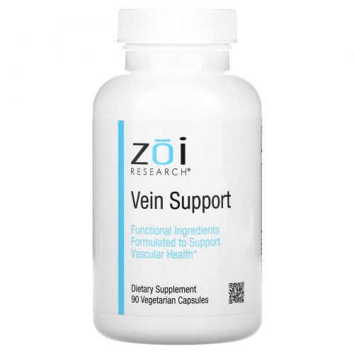 ZOI Research, Поддержка для вен, 90 растительных капсул