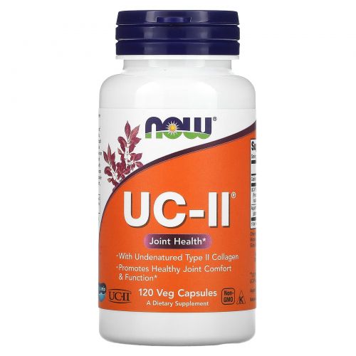 Now Foods, UC-II Joint Health, Undenatured Type II Collagen, 120 Veggie Caps