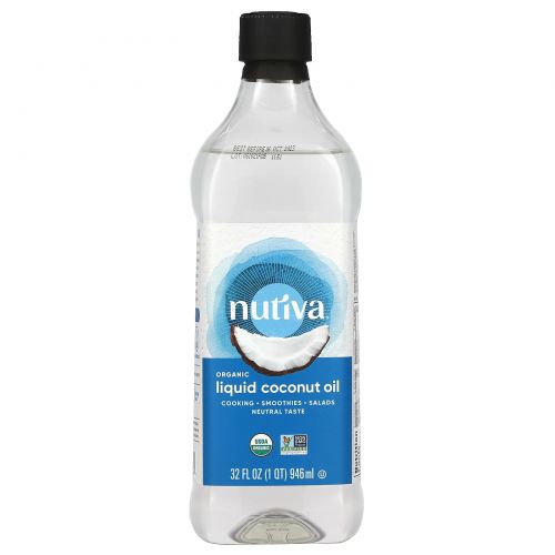 Nutiva, Organic Liquid Coconut Oil, Classic, 32 fl oz (946 ml)