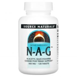 Source Naturals, N-A-G, 500 мг, 120 таблеток