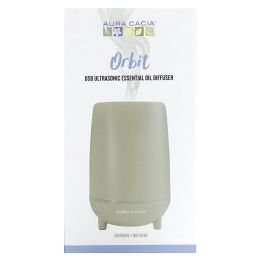 Aura Cacia, Orbit, ультразвуковой диффузор эфирного масла с USB-портом, 1 шт.