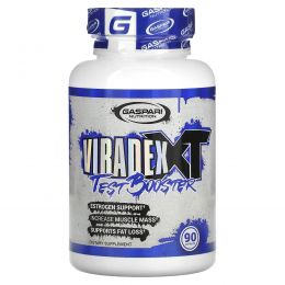 Gaspari Nutrition, Viradex XT, Test Booster, 90 Capsules