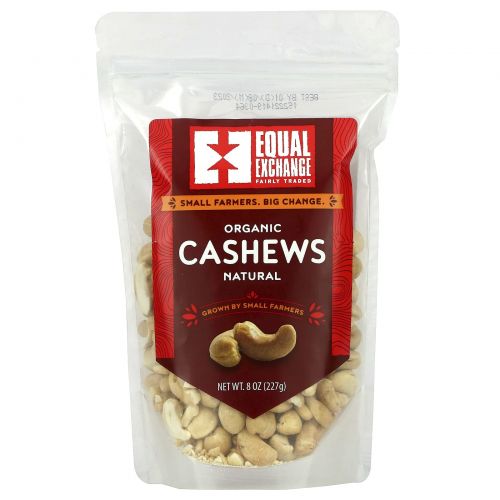 Equal Exchange, Organic Natural Cashews, 8 oz (227 g)