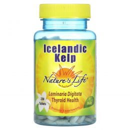 Nature's Life, Исландская бурая водоросль, 250 таблеток