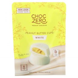 ChocZero, White Chocolate Peanut Butter Cups, 3 oz