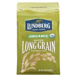 Lundberg, Organic Brown Long Grain Rice, 32 oz (907 g)