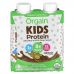 Orgain, Kids Protein, органический питательный коктейль, шоколад, 4 пакетика по 244 мл (8,25 жидк. Унции)