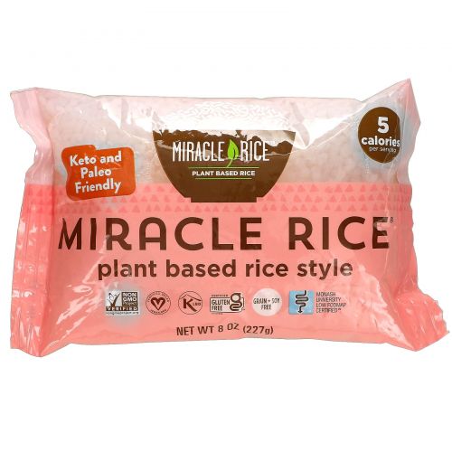 Miracle Noodle, Рис Miracle, 8 унций (227 г)