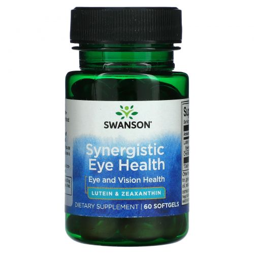 Swanson, Synergistic Eye Health, Eye And Vision, 60 Softgels