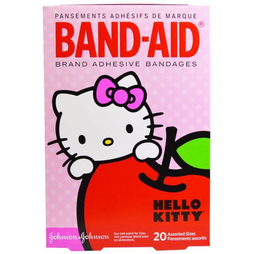 Band Aid, Брендовые пластырные бинты, «Привет, кошечка», 20 размеров в ассортименте